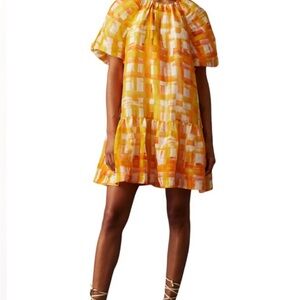 Marie Oliver Greta Vibrant Checkered Mini Dress